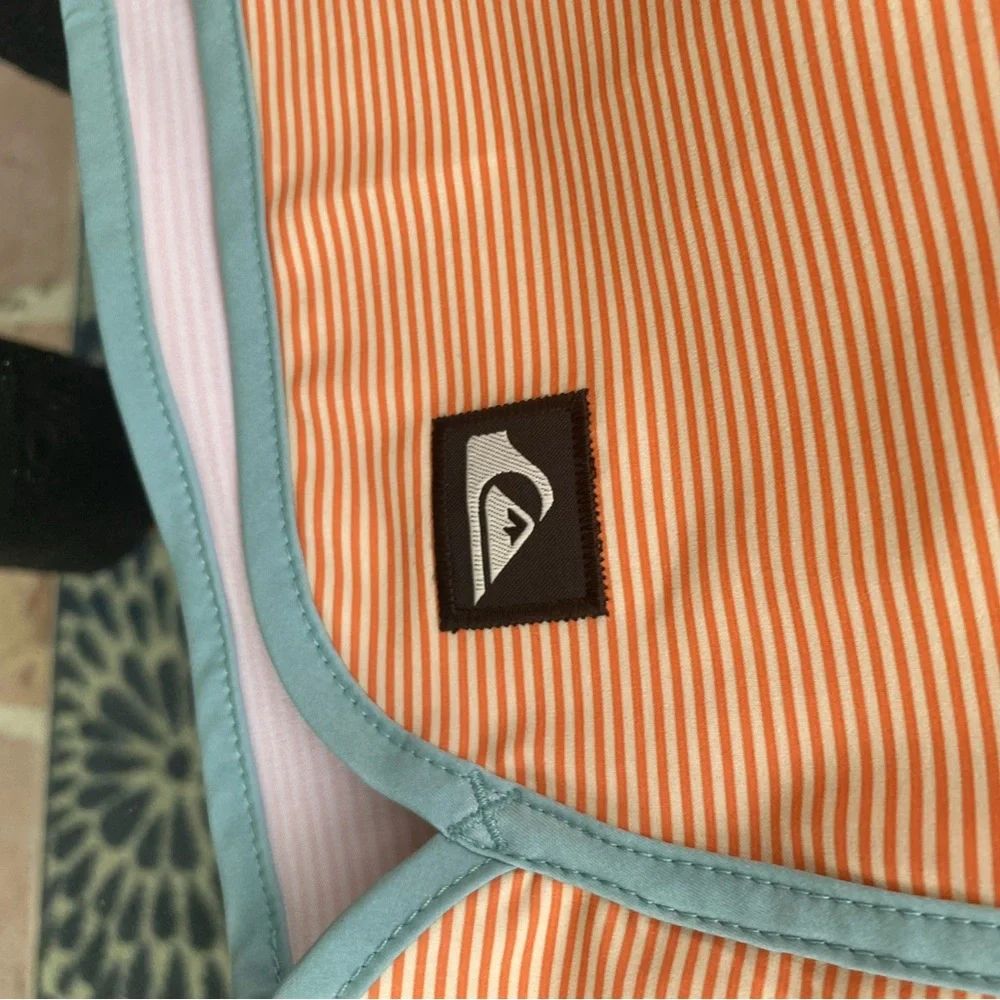 Nwt Quiksilver Blue and Orange Board Shorts Swim